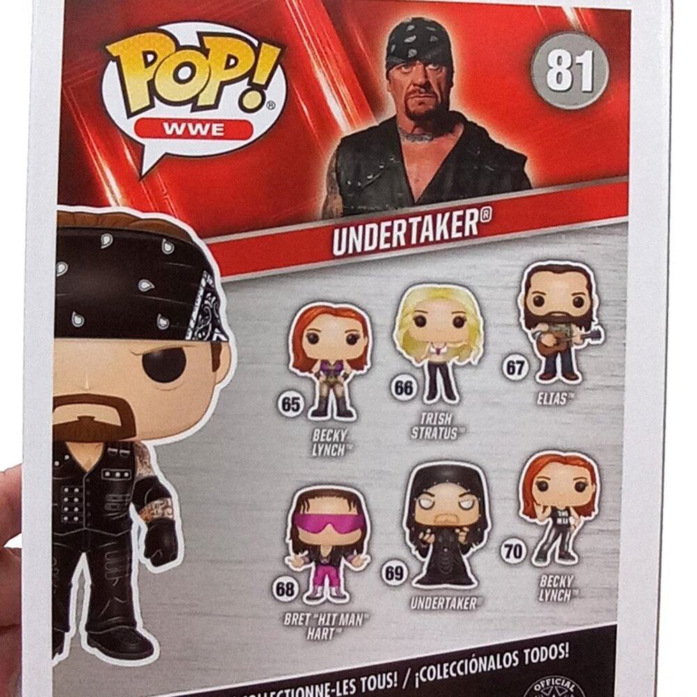 UNDERTAKER #81 Amazon Exclusive WWE Wrestling Funko Pop Size 3.75 New - Picture 4 of 4